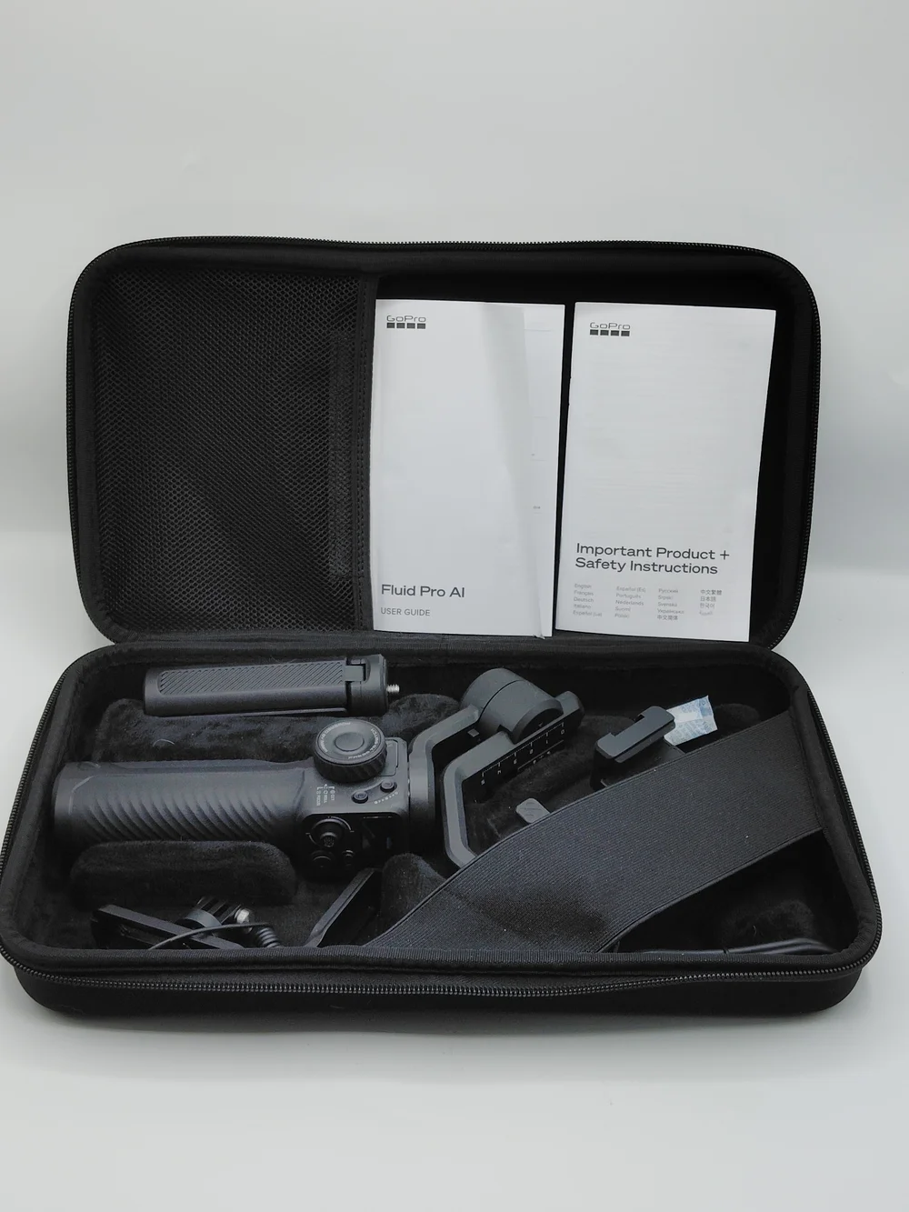 GoPro Fluid Pro AI 3-Axis Gimbal Stabilizer - Black . Never Used